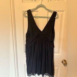 Free People Rio Grande Black Mini Tank Dress